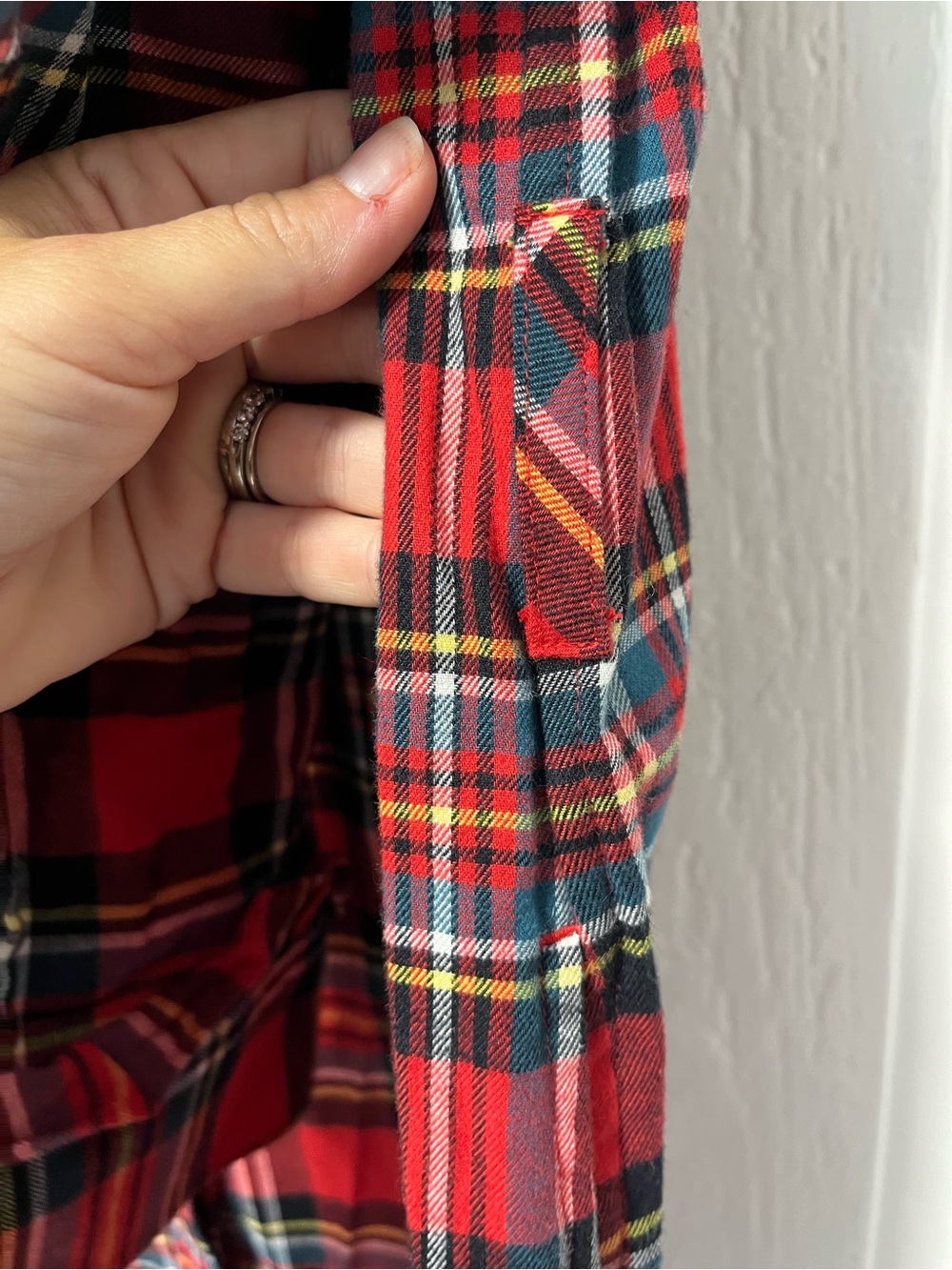 NWT Brooks Brothers 100% Cotton Red Plaid Shirt Dress-no belt - Picture 5 of 7